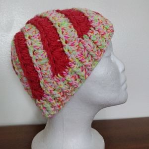 Multicolor Handmade Crocheted  Hat